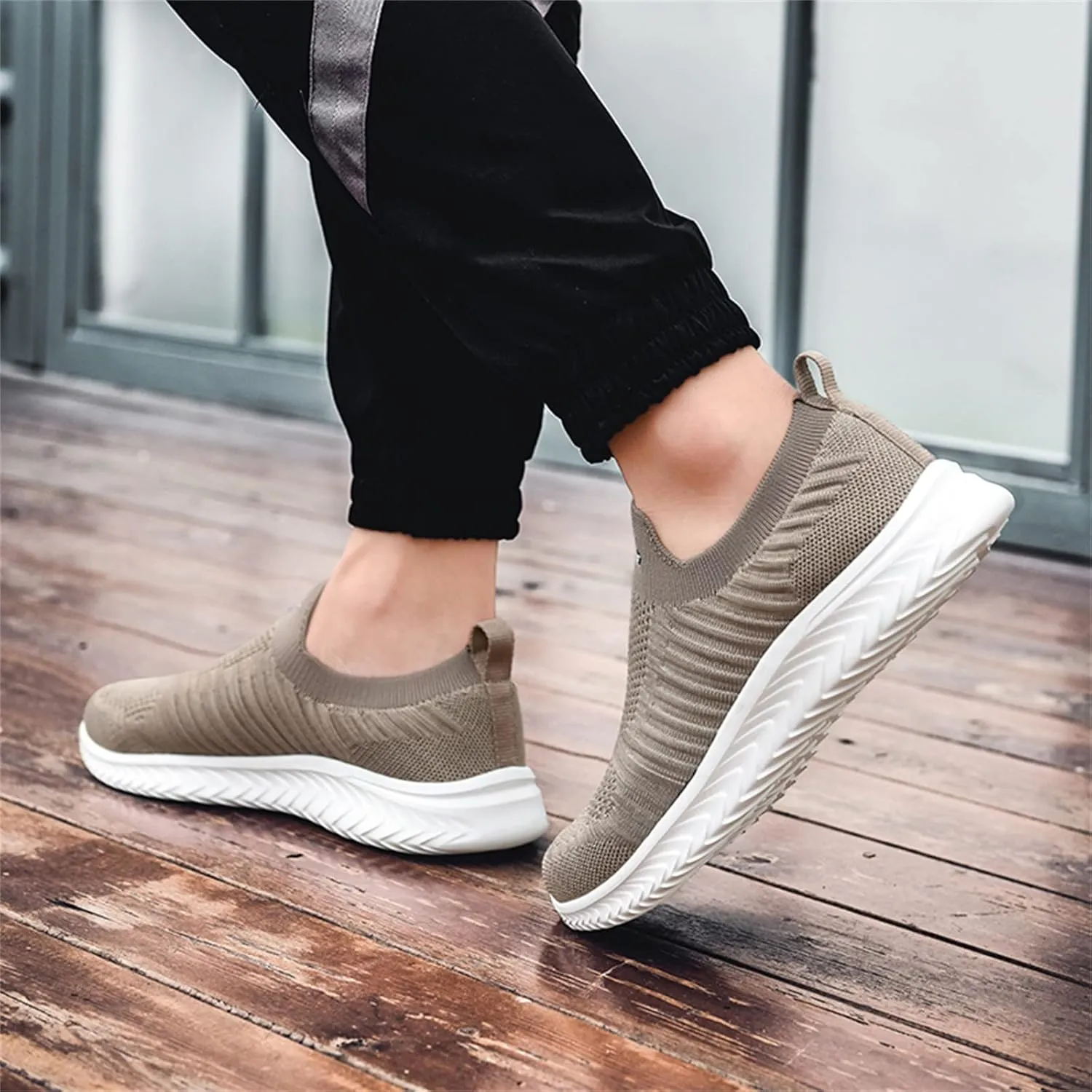 Sneakers for Women Running Shoes Slip On Casual Tennis Shoes Men Fashion Ladies Casual Shoes Black Sneakers White Tennis Shoe Loafers Dress Shoe