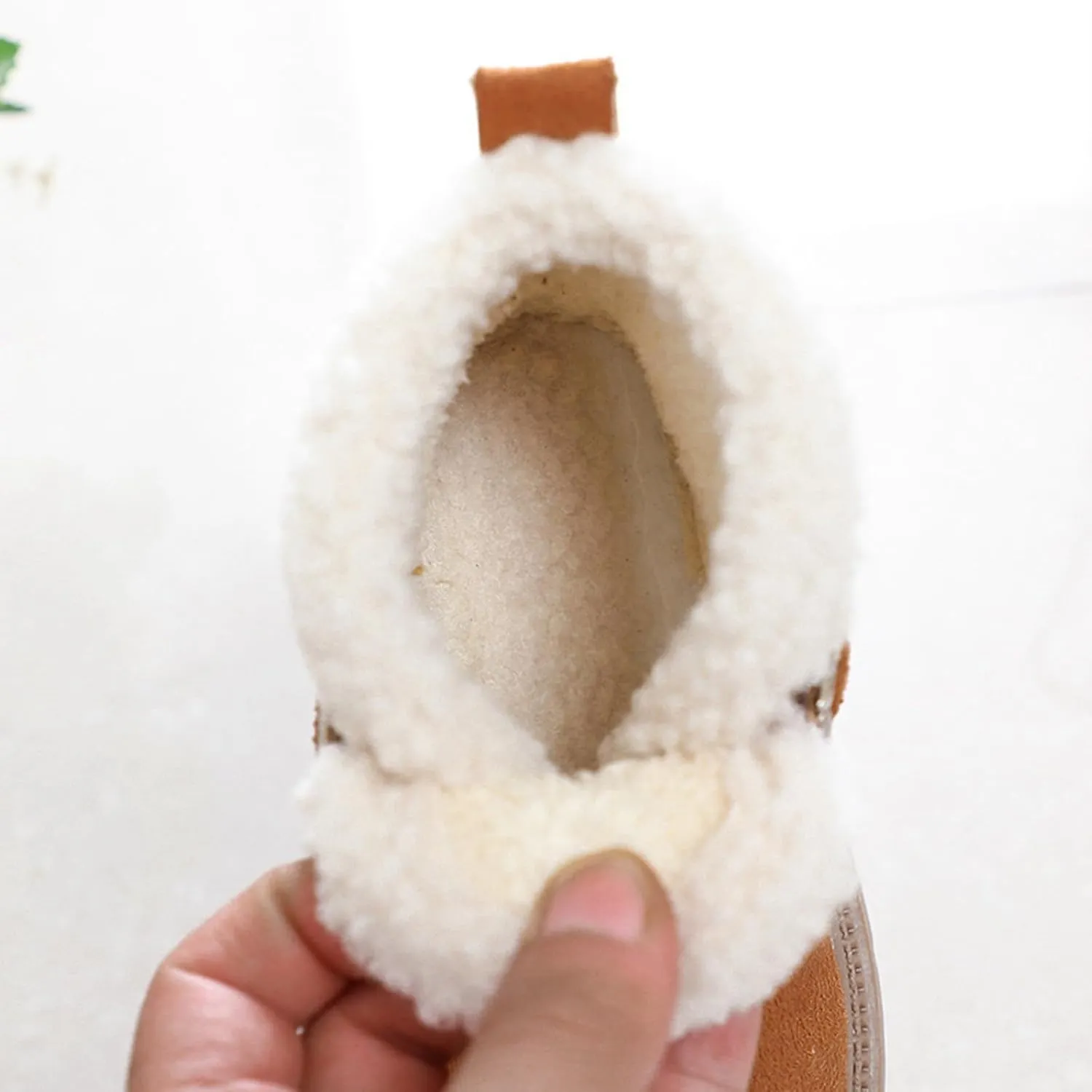Snow Boots for Girls Boots Kids Boys Girls Winter Zipper Warm Faux Fur Fuzzy Cozy Walking Ankle Boots