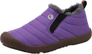 Snow Boots for Women Faux Furry Lined Ankle Booties Low Heel Leather Fashion Slip on Comfortable Fall Winter Boots Black Zipper Retro Ladies Boots Women Booties