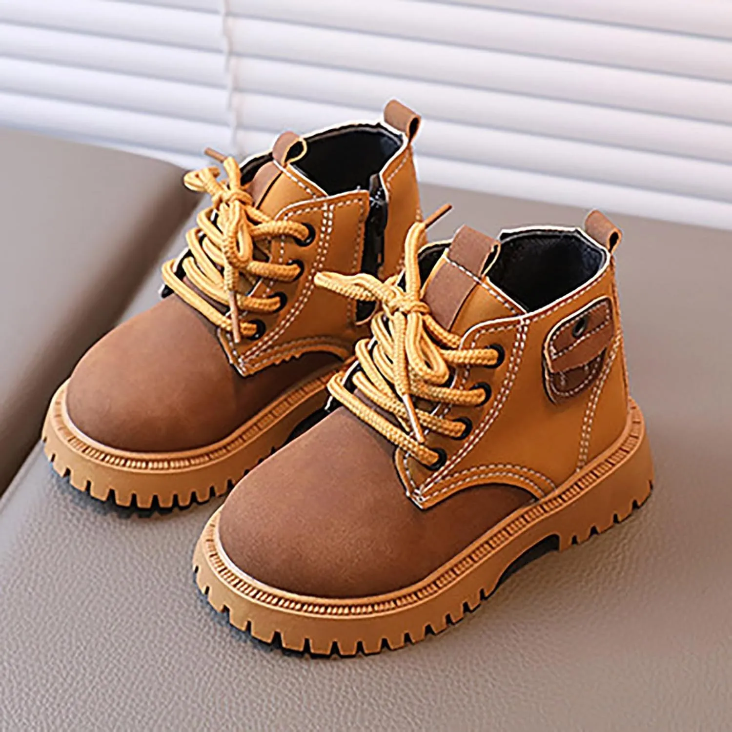 Snow Boots Girls Glitter Ankle Boots Low Wedge Heel Booties Fashion Ankle Boots Side Zipper Bowknot Ankle Boots