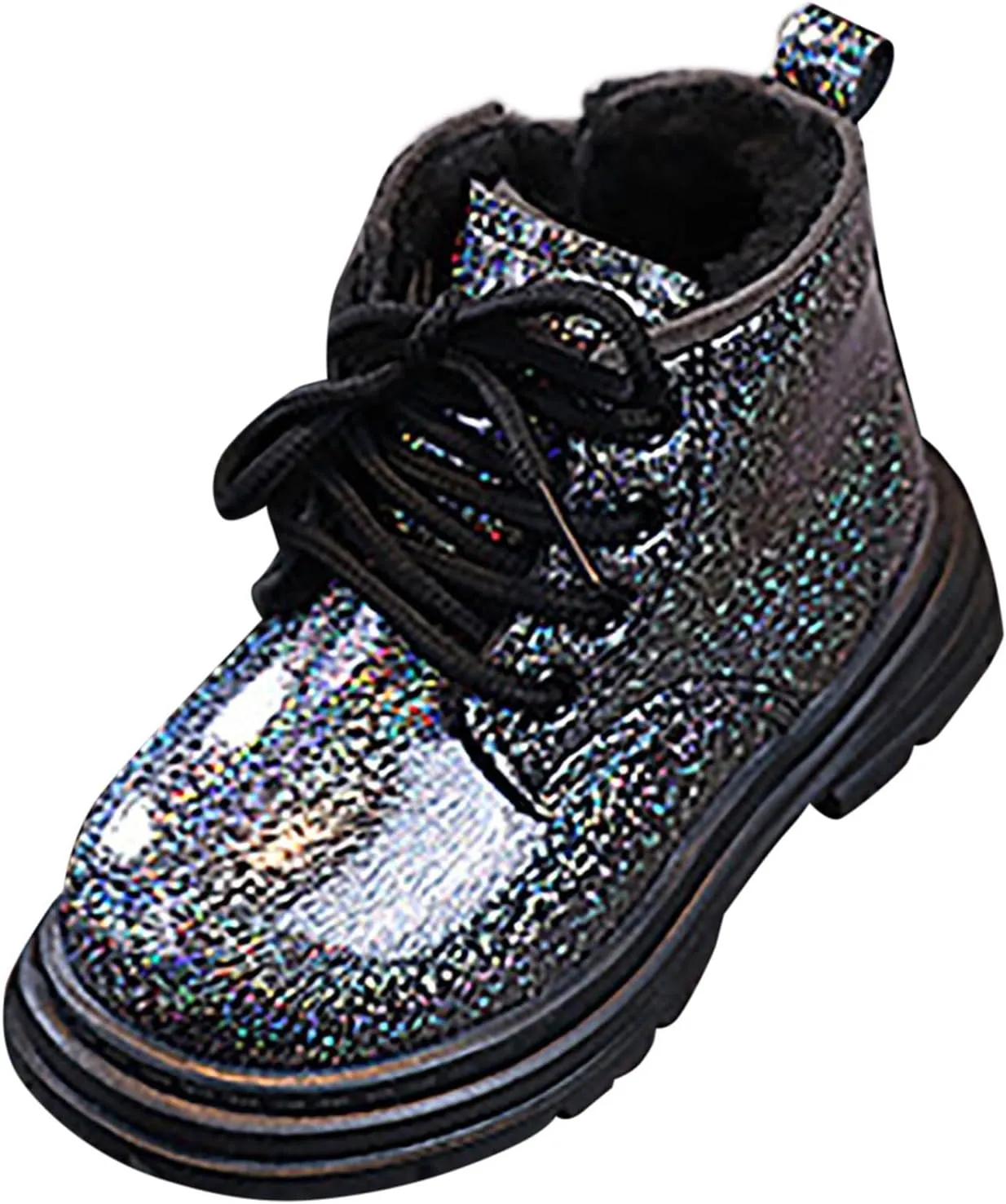Snow Boots Little Kid Shoes Side Zipper Booties Fashion Boots Low Heel Short Booties Winter Snow Boots