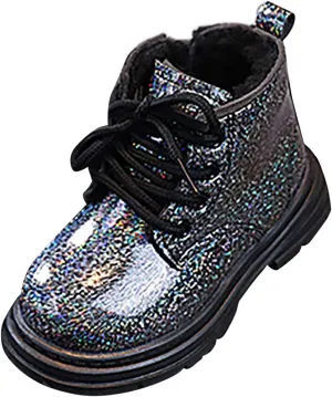 Snow Boots Little Kid Shoes Side Zipper Booties Fashion Boots Low Heel Short Booties Winter Snow Boots