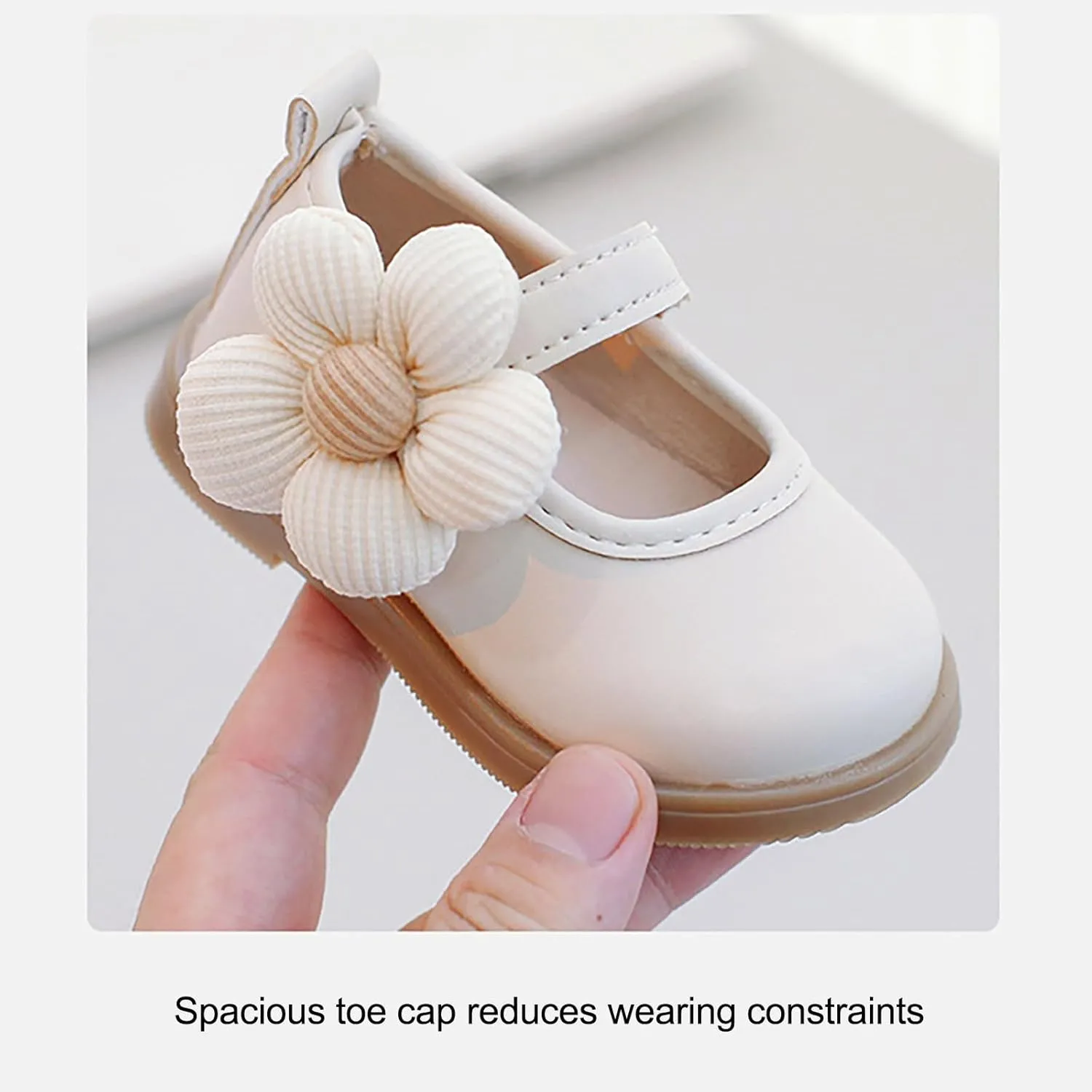 Toddler Baby Girls Dress Shoes Mary Jane Flats for Party School Wedding Ballet Shoes Flower Kids Dress Shoes Girls