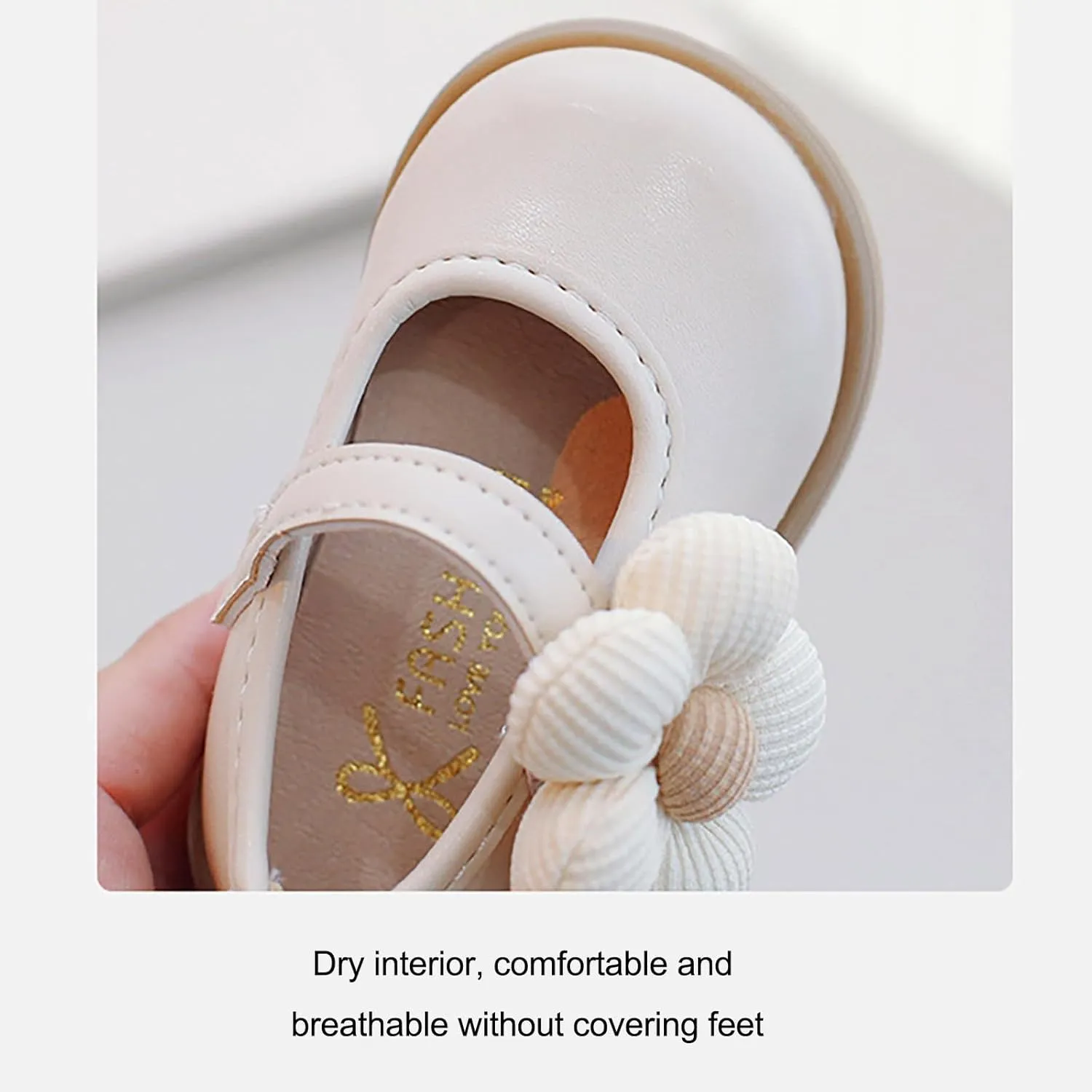 Toddler Baby Girls Dress Shoes Mary Jane Flats for Party School Wedding Ballet Shoes Flower Kids Dress Shoes Girls