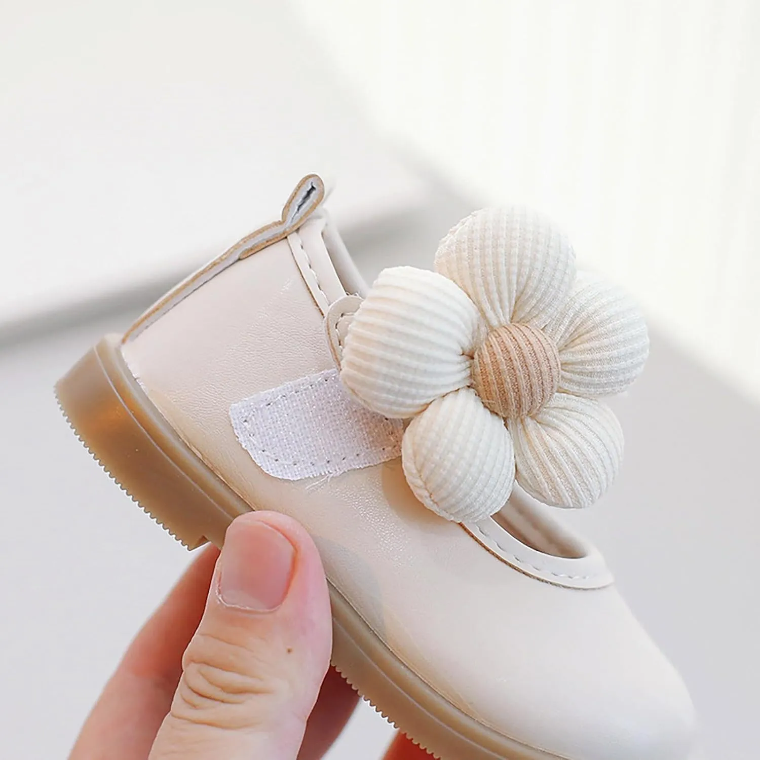 Toddler Baby Girls Dress Shoes Mary Jane Flats for Party School Wedding Ballet Shoes Flower Kids Dress Shoes Girls