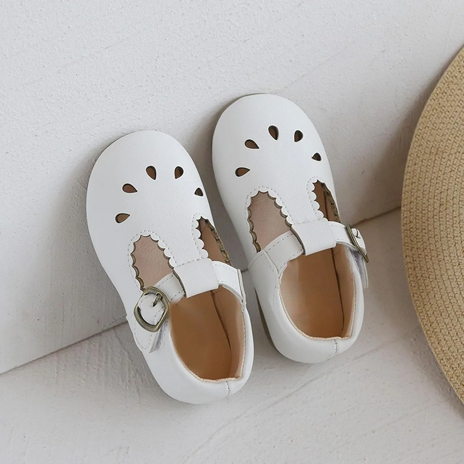 Toddler Girl Mary Jane Dress Shoes Ballet Flats Flower Girl Shoes School Oxford Flats for Little Girl Dress Shoes