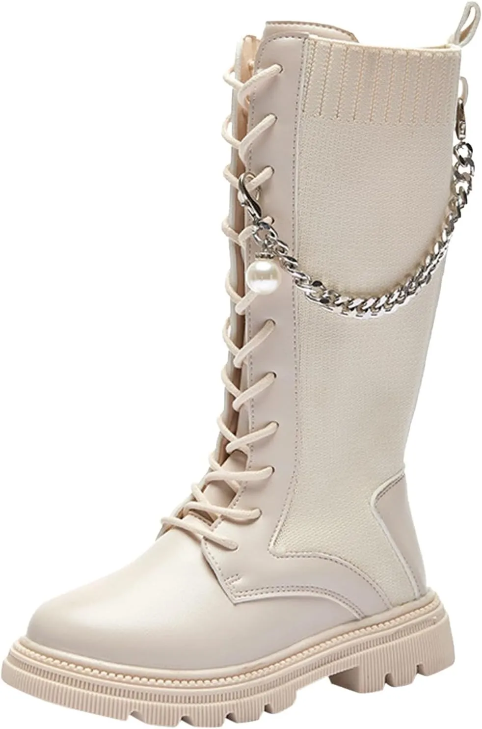Toddler Girls Rhinestone Snow Boots High Winter Motorcycle Riding Boots Toddler Little Kid Big Kids Boots