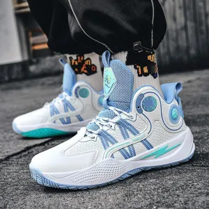 Unisex Basketball Shoes Breathable Anti Slip and Shock Absorption Training Sneakers for Youth