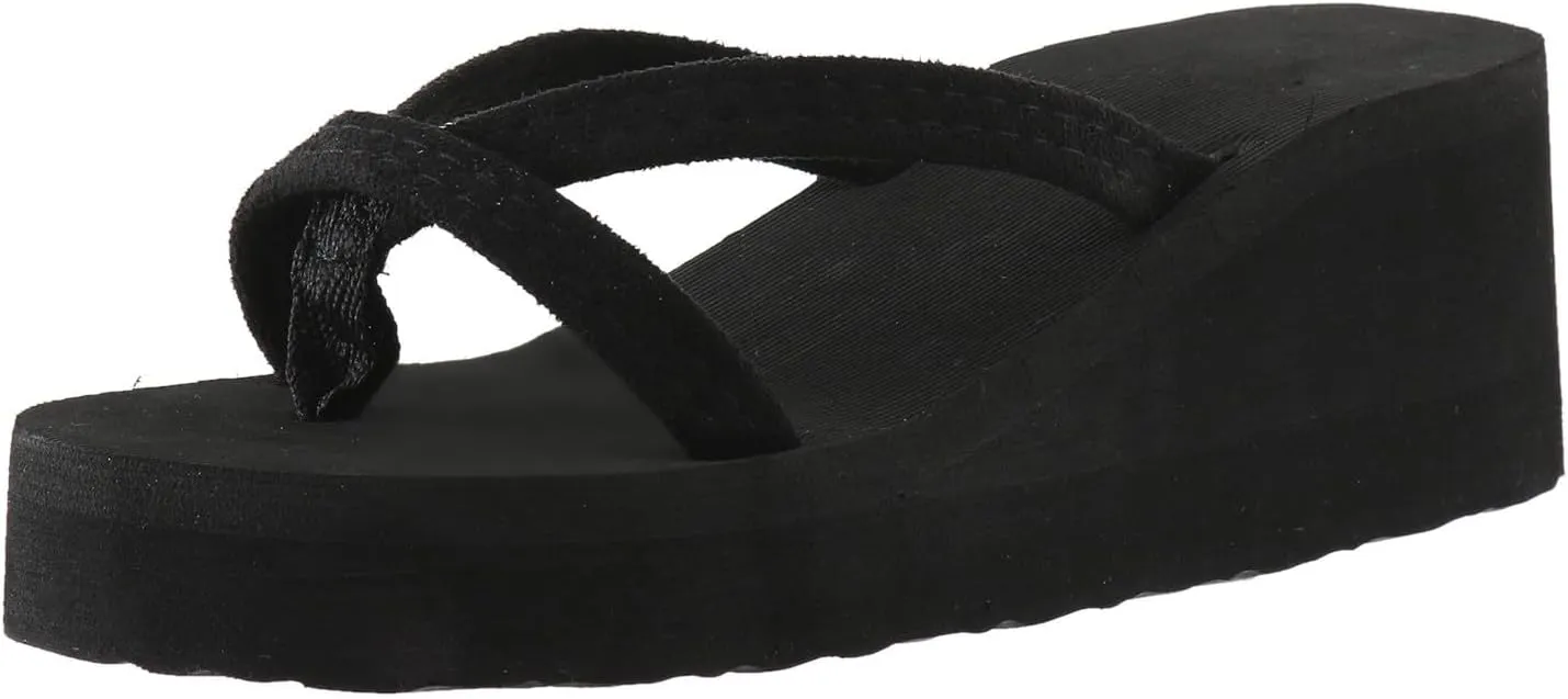 Wedge Sandals for Women Summer Beach Wedge Flip Flops Platform Flip Flops Slippers Travel Walking Shoes