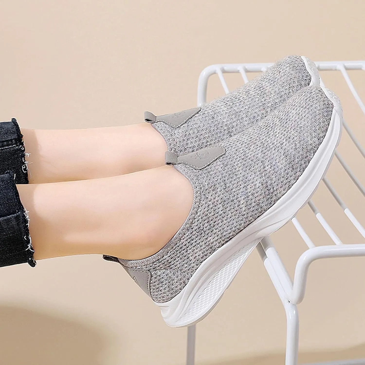 Women Running Shoes Lightweight Tennis Shoes Non Slip Tennis Shoes Womens Food Service Casual Shoes Slip On Slip On Sneakers Waterproof Tennis Shoe Loafers Shoe