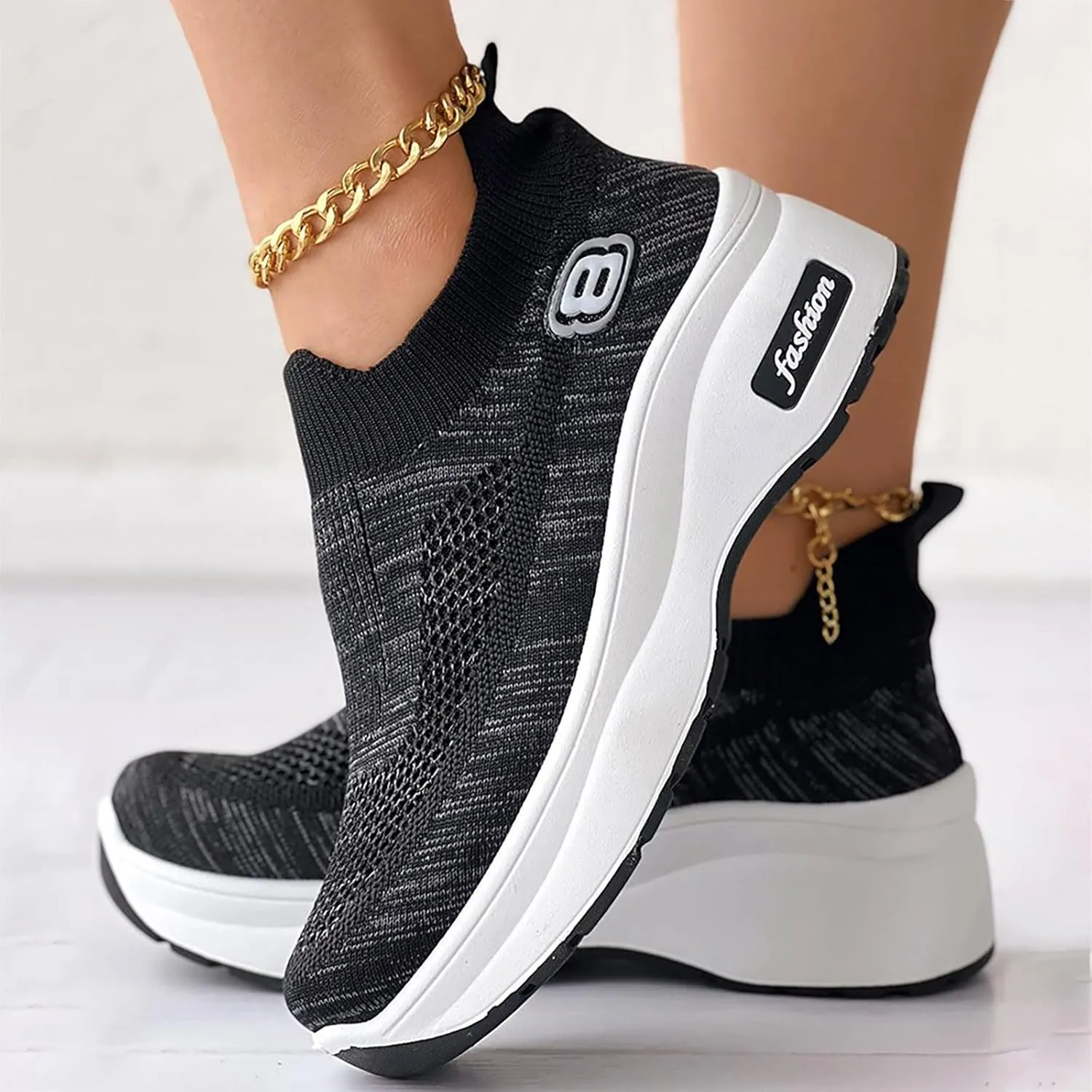 Womens Black Wide Toe Sneakers Womens Running Shoes Size 11.5 Slip On Black Platform Slip On Sneakers for Women Plantar Fasciitis Walking Shoes Women Slip Ons White Tennis Shoes Women Size 10.5