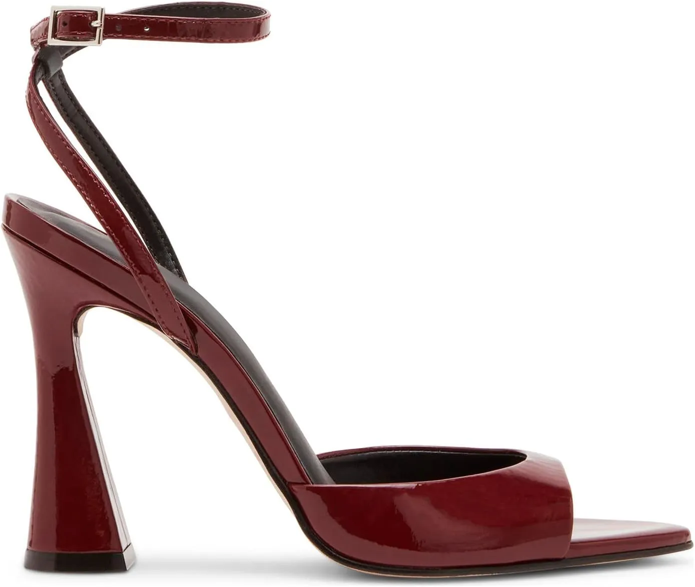 Womens Heeled Sandals Ankle Strap Pointed Toe Sandals Summer Dress Party Shoes