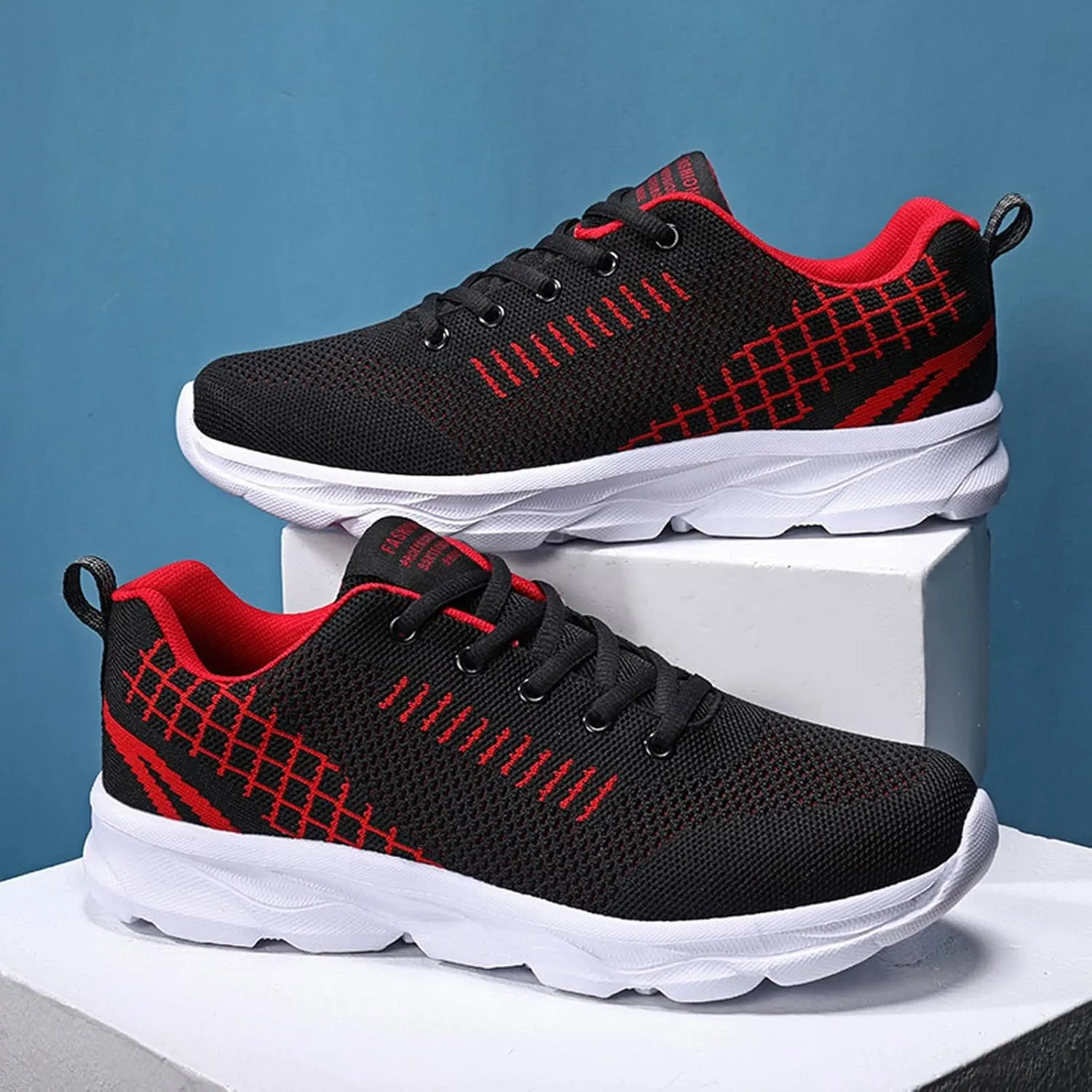 Women's Rhinestone Mesh Slip On Walking Shoes Fashion Breathable Mens Tennis Shoes Gym Casual Dress Shoes Women Shoes Sneakers Red Tennis Shoe Trainers Shoe