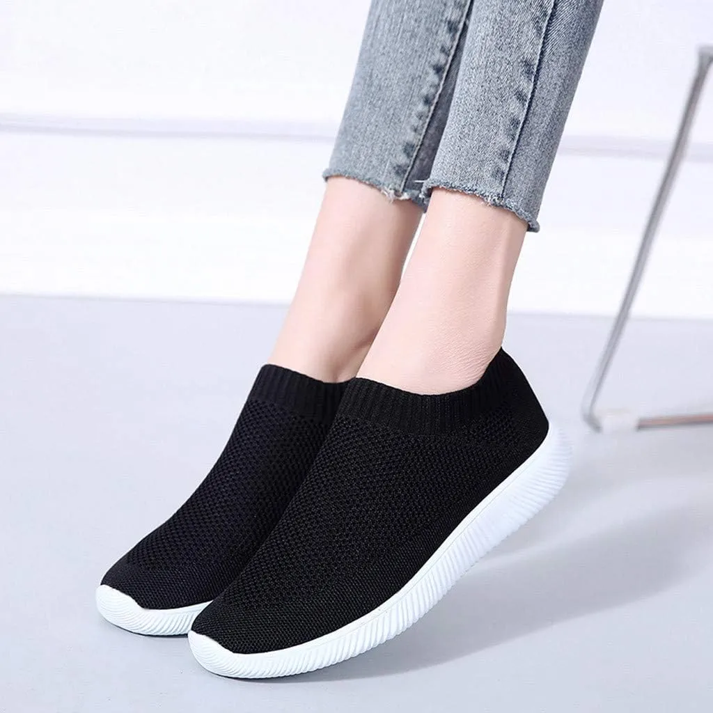 Women’s Slip-On Shoes Casual Lace-Free Walking Loafers Walking Shoes Women Sports Men Casual Shoes White Platform Sneakers Tennis Shoe Loafers Dress Shoe