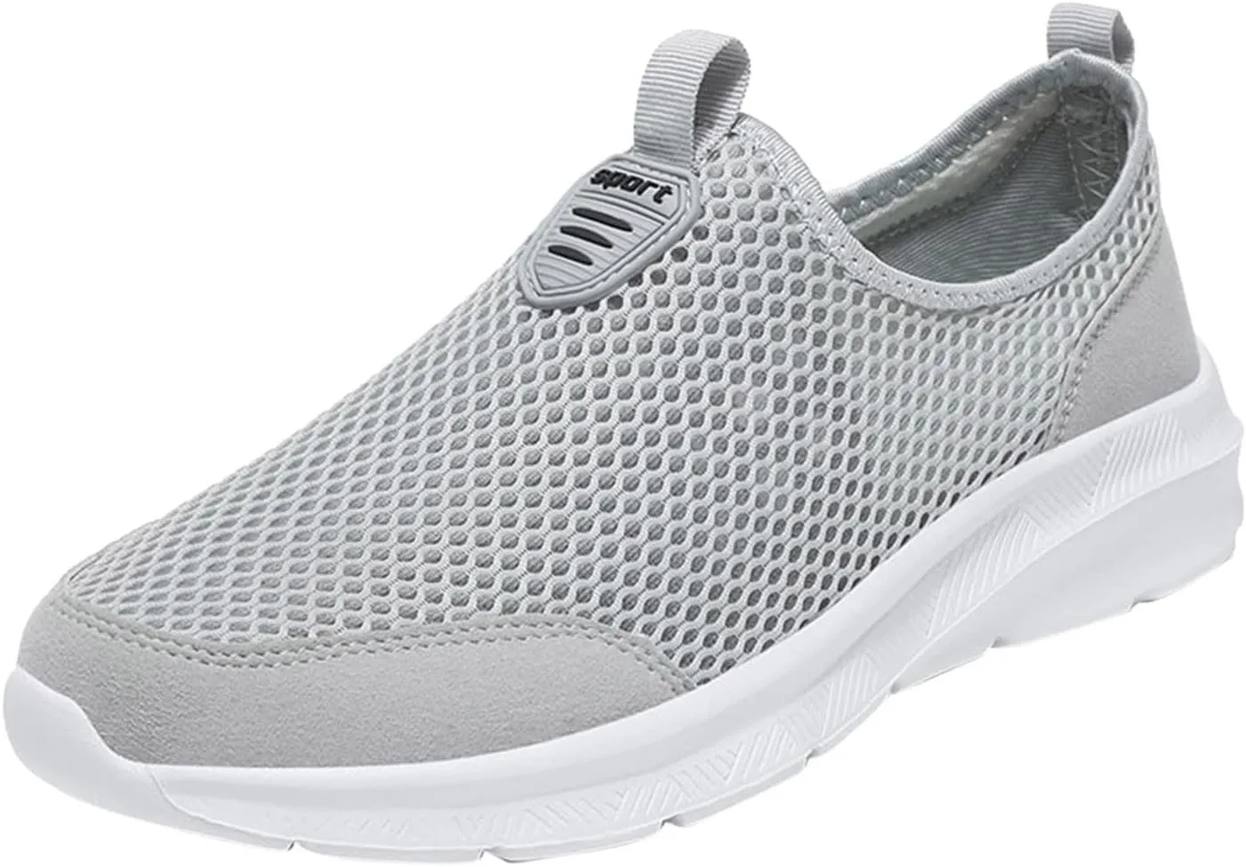 Women's Slip On Sneakers Lightweight Breathable Walking Shoes Women Flat Feet White Casual Shoes Walking Sneakers Brown Tennis Shoe White Loafers