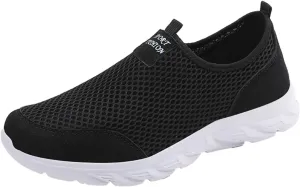 Womens Slip on Walking Shoes Comfort Lightweight Running Shoes for Men Casual Business Casual Shoes Black Sneakers Platform Tennis Shoe Loafers Shoe