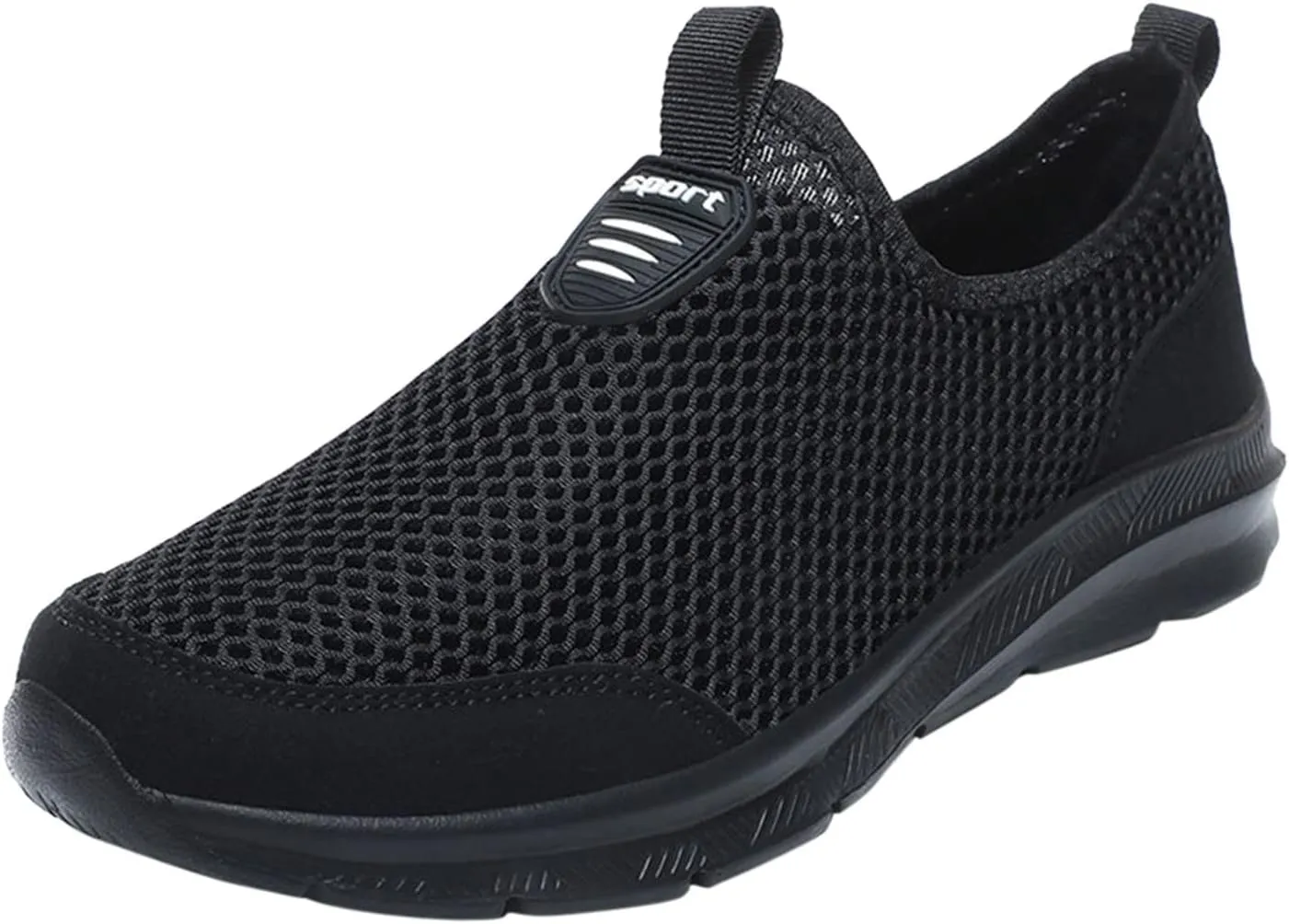Womens Slip On Walking Shoes Lightweight Breathable Non Slip Womens Tennis Shoes High Top Woman Shoes Casual Women's Fashion Sneakers White Tennis Shoe Cross Trainer Shoe