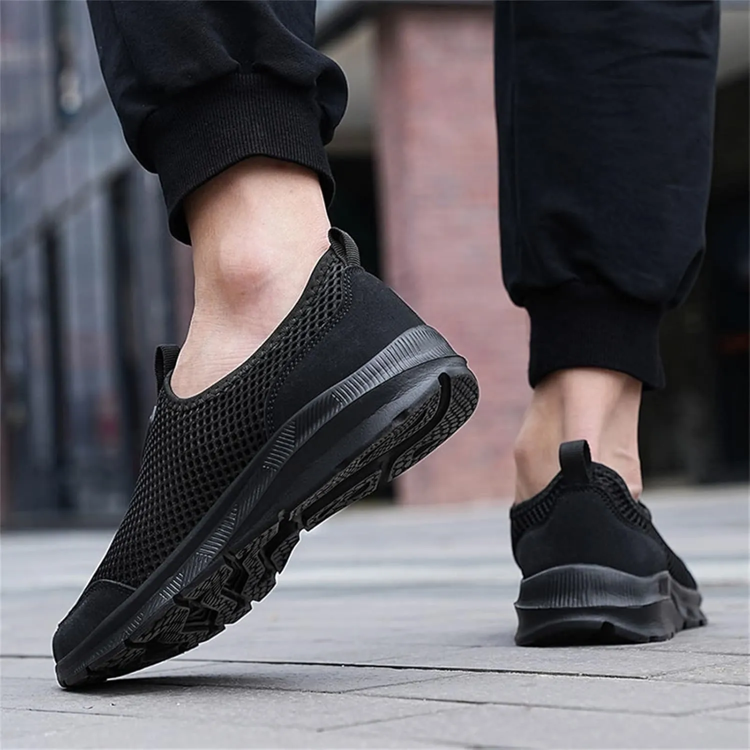 Womens Slip On Walking Shoes Lightweight Breathable Non Slip Womens Tennis Shoes High Top Woman Shoes Casual Women's Fashion Sneakers White Tennis Shoe Cross Trainer Shoe