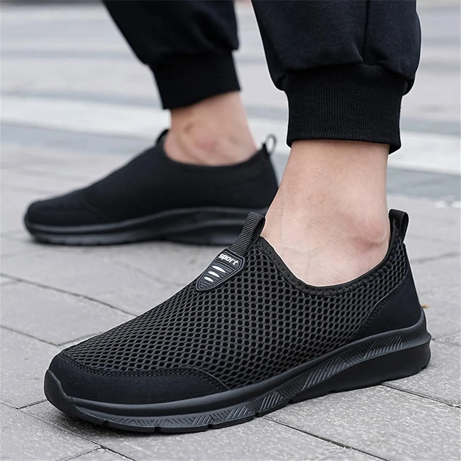 Womens Slip On Walking Shoes Lightweight Breathable Non Slip Womens Tennis Shoes High Top Woman Shoes Casual Women's Fashion Sneakers White Tennis Shoe Cross Trainer Shoe