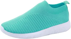 Womens Slip On Walking Shoes Non Slip Running Shoes Mens Casual Shoes Mesh Casual Black Shoes Walking Sneakers Brown Tennis Shoe Cross Trainer Shoe