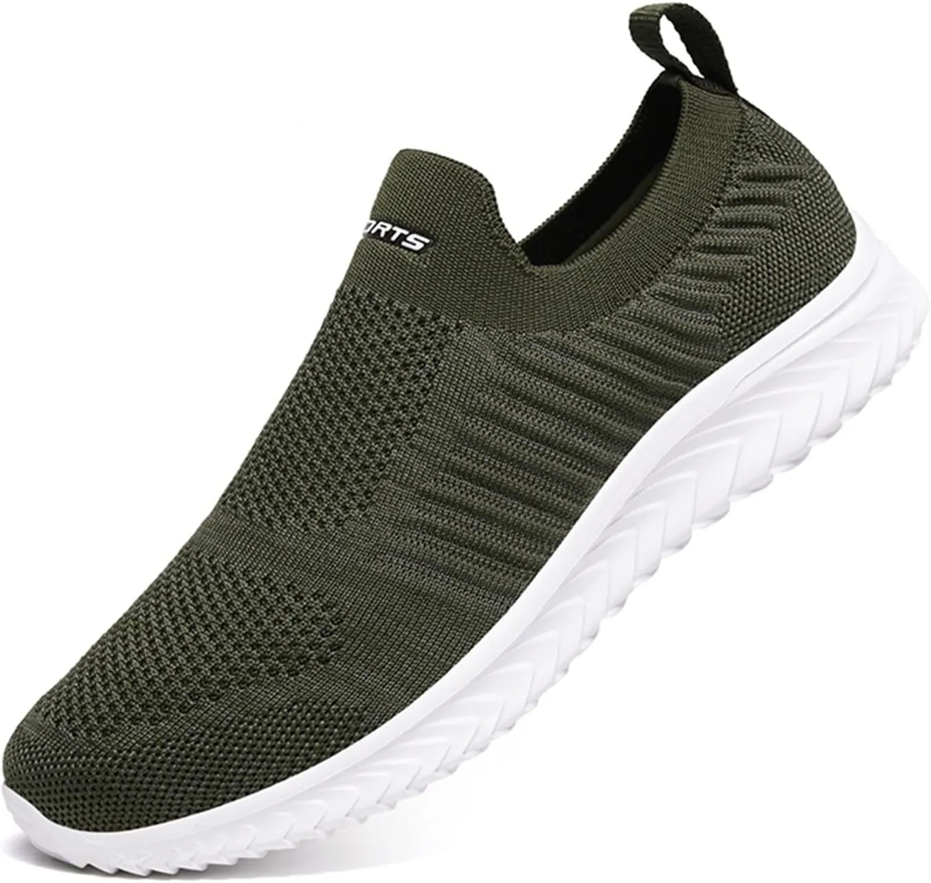 Womens Slip On Walking Shoes Non Slip Running Shoes Mens Dress Shoes Walking Casual Shoes for Fall Waterproof Sneakers White Tennis Shoe Loafers Shoe