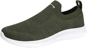 Womens Slip On Walking Shoes Non Slip Running Shoes Mens Dress Shoes Walking Casual Shoes for Fall Waterproof Sneakers White Tennis Shoe Loafers Shoe