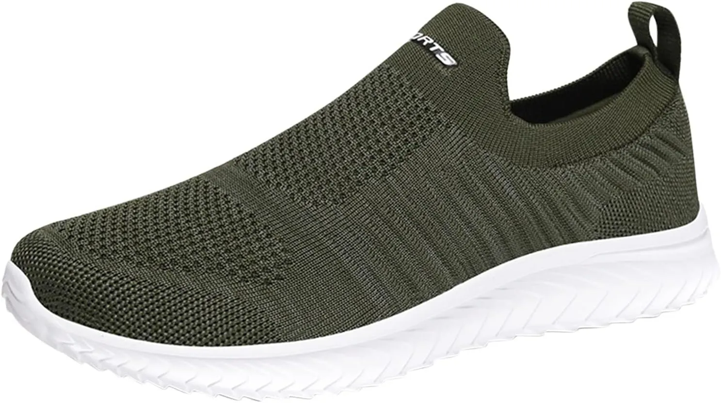 Womens Slip On Walking Shoes Non Slip Running Shoes Mens Dress Shoes Walking Casual Shoes for Fall Waterproof Sneakers White Tennis Shoe Loafers Shoe