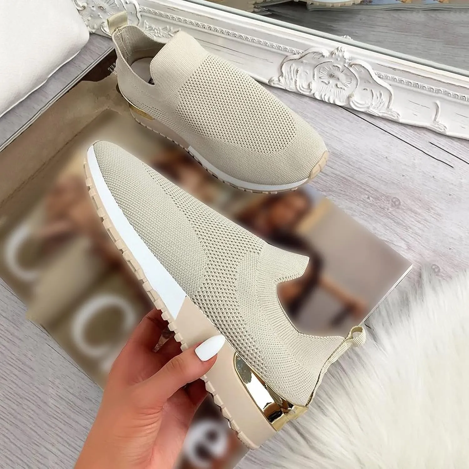 Womens Tennis Shoes Men's Casual Shoes White Platform Sneakers for Women Walking Shoes Wide Width Running Shoes Women Sneakers Tennis Work Tennis Shoes for Men