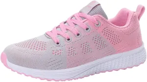 Women's Walking Shoes Lightweight Tennis Fashion Sneakers Lace Up Mens Casual Shoes Mesh Slip On Shoes Casual Women Shoes Sneakers Tennis Shoe Cross Trainer Shoe