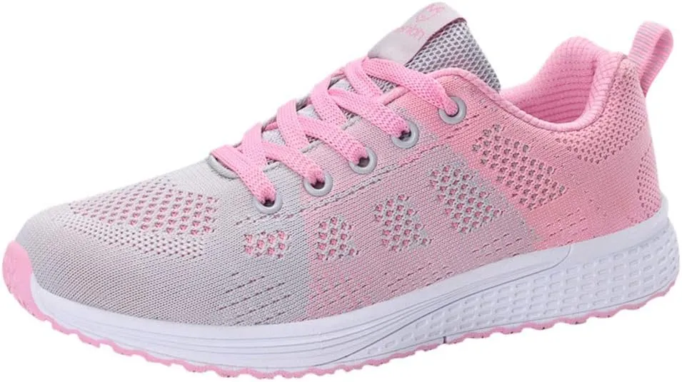 Women's Walking Shoes Lightweight Tennis Fashion Sneakers Lace Up Mens Casual Shoes Mesh Slip On Shoes Casual Women Shoes Sneakers Tennis Shoe Cross Trainer Shoe