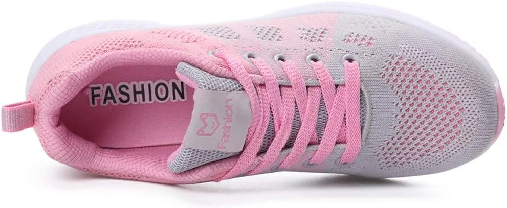 Women's Walking Shoes Lightweight Tennis Fashion Sneakers Lace Up Mens Casual Shoes Mesh Slip On Shoes Casual Women Shoes Sneakers Tennis Shoe Cross Trainer Shoe
