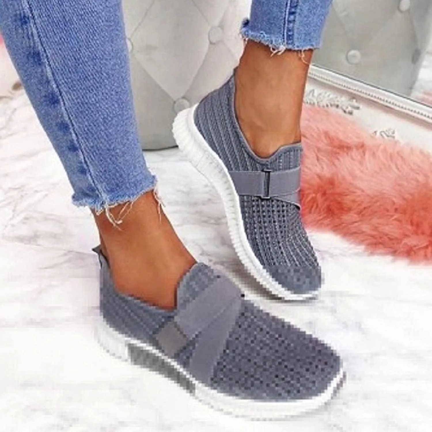 Womens White Tennis Shoes Leather Sneakers Casual Walking Shoes for Women Womens Shoes Casual Dressy Women's Loafer Flat Women's Fashion Sneakers
